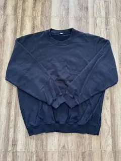 ユニクロ スウェット トレーナー(ブラック)