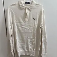 FredPerry フレッドペリー ニット生地 長袖ポロシャツ