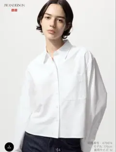 ユニクロ　オックスフォードシャツ　M jwa