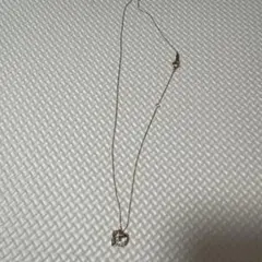 4℃ k10 ピンクゴールド　オープンハート　ネックレス