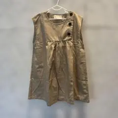 ノースリーブワンピース　ベージュ　120 おしゃれ