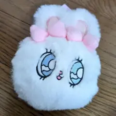 エスターバニー カラビナ付きぬいぐるみファスナーマスコット クリームバニー