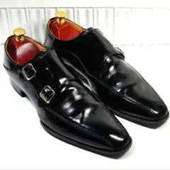 定番✨️【REGAL】リーガル ダブルモンク 636R ブラック 23.5 革靴 