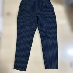 ゆ*し様 ネイビー ストライプ カジュアルパンツ