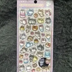 正規品＊ボンボンドロップシール きゃっと クーリア ねこ