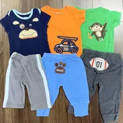 【まとめ売り】Carter’s含む 6点セット3M 9M 保育園着 男の子のサムネイル