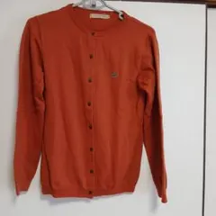 CROCODILE レディース 長袖カーディガン オレンジのサムネイル