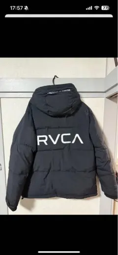 RVCA 黒 ダウンジャケット