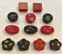 値下け！お～いお茶 ミニチュア重箱 12個ダブりなし 和柄 ノベルティ 非売品