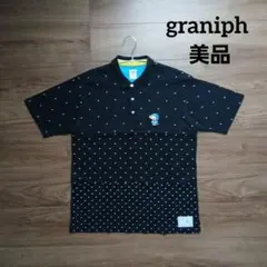 美品　着用3回　graniph　ドラえもん　ドット柄　Men's Lのサムネイル