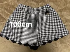 petit main 100cm 千鳥柄ショートパンツ