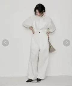 OHGA メリットツインアンサンブル ツインニット セットアップ 紺×白