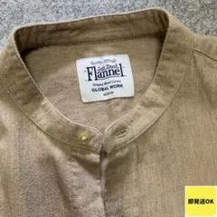 実質Lサイズ GLOBAL WORK グローバルワーク 長袖 ネルシャツ