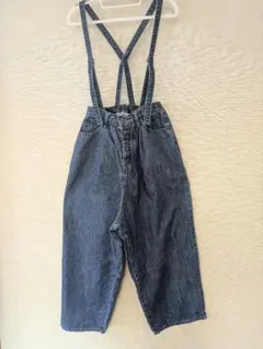 新品未使用niko andメイクスタッフプロデュース25サス付きワイドパンツ 