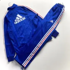 新品 adidas ジャージ セットアップ XO ブルー 3本ライン バックロゴ