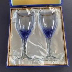 BOHEMIA GLASS ワイングラス 2客セット
