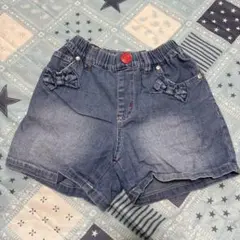 HELLO KITTY デニムショートパンツ　120cm