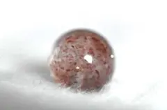 夢園 ストロベリークォーツ9.71mm 希少な本物 女性のための守護石