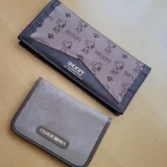 SNOOPY 長財布　&　チャーリー・ブラウン パスケース