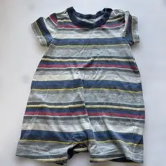 baby GAP ストライプロンパース 12-18ヶ月