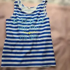 子供用水着 ストライプ水着 フリル付き 140サイズ