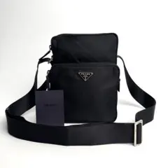 極美品・Gカード付き】プラダ カメラバッグ テスートナイロン レザー