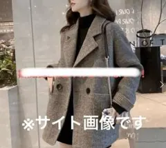 ダブルブレスト テーラードジャケット