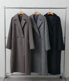 HARE ダブルフェイスリバーシブルノーカラーコート - メルカリ