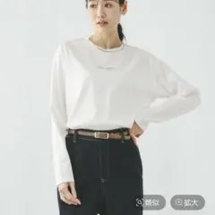 リッチクリーンプリントロンT/オフ×筆記体ロゴ