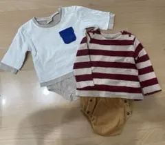 長袖ロンパース 2点セットのサムネイル