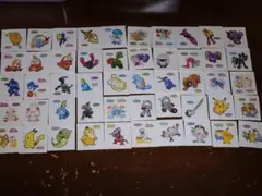 ポケモンパン　デコキャラシール　50枚セット