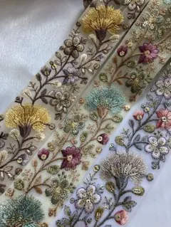 インド刺繍リボン 和洋裁材料