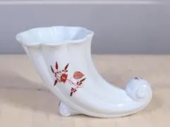 【希少・未使用】畑萬陶苑 ラッパ型 花絵 フラワーベース 花器/花瓶/一輪挿しのサムネイル