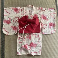 女の子用 浴衣 100cm 花柄