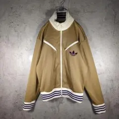 adidas アディダス トレフォイルロゴ トラックジャケットニット切替