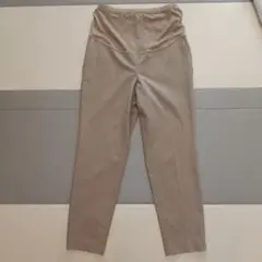 【美品】ユニクロ　スマートアンクルマタニティパンツ ベージュ