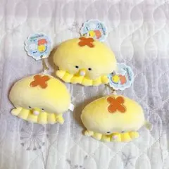 新品未使用！タグ付！つぶらな瞳の水族館 むぎゅぬい その3 （べびーくらげ）3個
