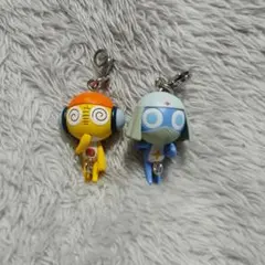 ケロロ軍曹 つまんでつなげてキーホルダー クルル ドロロ