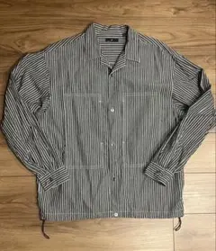 ユニクロ　プラスJ　スーピマコットンオーバーサイズシャツブルゾン　サイズＬ