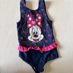 Minnie Mouse 女の子用水着 ハート柄