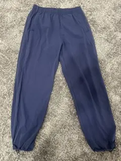 【美品】ユニクロ ウルトラストレッチ アクティブトラックパンツ [M]ネイビー