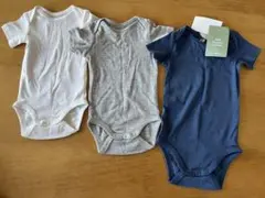 H&M オーガニックコットン ベビー肌着 3枚セット　新品未使用