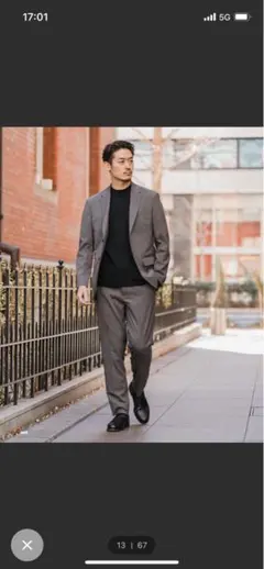 EDICIFE ワルツセットアップ　抗菌防臭　スーツ　ウォッシャブル