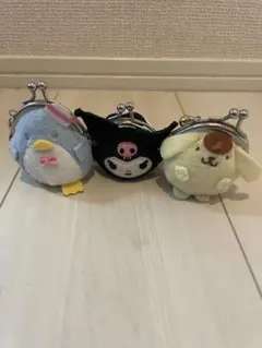 サンリオキャラクターズ フェイスがま口ポーチ