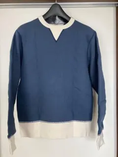 BARNS バーンズ BR-3300 クルーネックスウェット Vガゼット着用1回