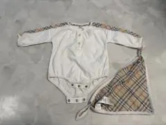【BURBERRY 】 ベビーロンパース スタイ setのサムネイル