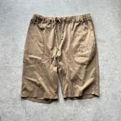 【良色】 パパス スウェット ショーツ L ビンデージ加工 ステンシルロゴのサムネイル