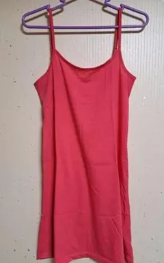 natural beauty basic キャミワンピース(ピンク)　サイズM