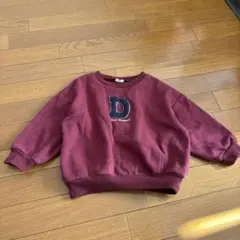 BREEZE 裏起毛 D刺繍 トレーナー 100