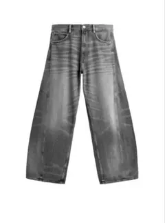 ZARA シームをずらしたバルーンフィットジーンズ EU42